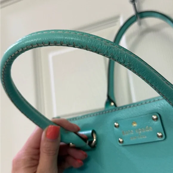 Kate Spade Wellesley Quinn Satchel Bag Teal - Picture 10 of 17